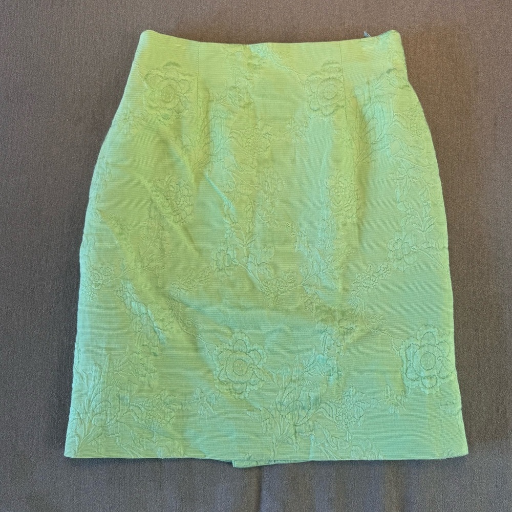 Nina Ricci Green High Waisted Skirt